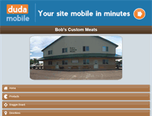 Tablet Screenshot of bobscustom-meats.com